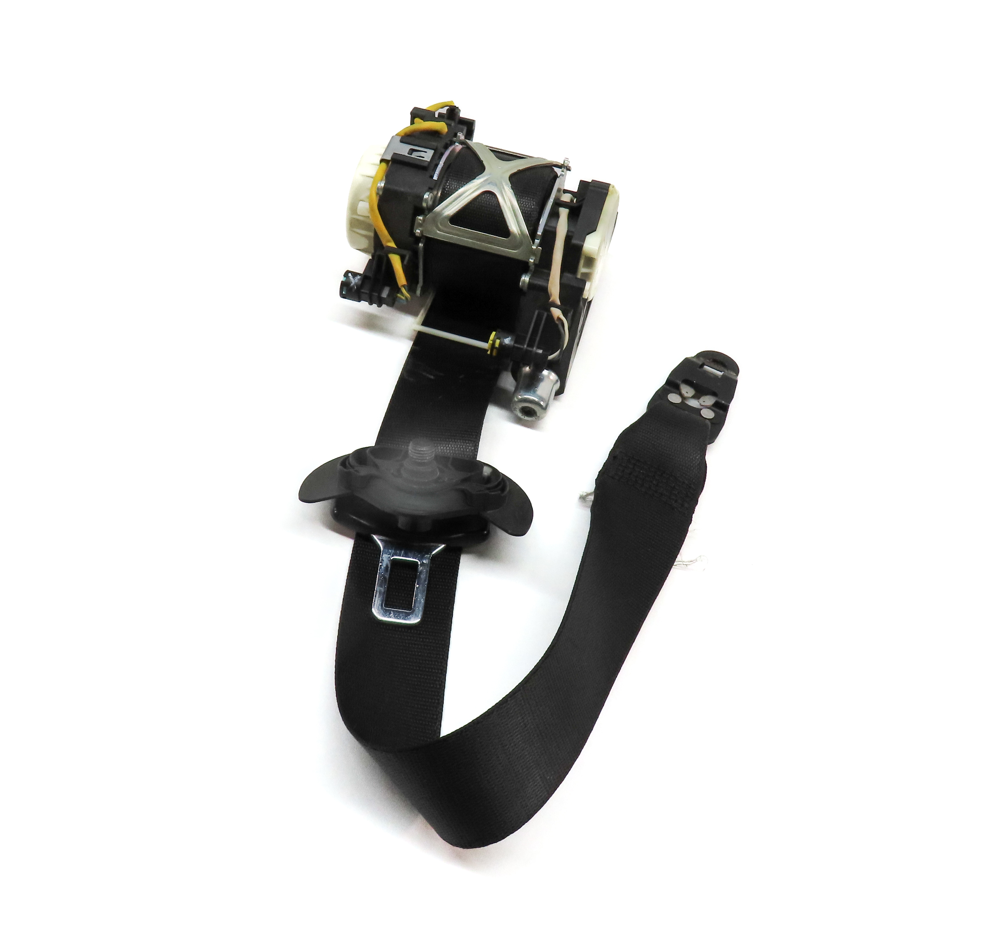 10-16 PORSCHE PANAMERA (970 G1) FRONT RIGHT PASSENGER SEATBELT RETRACTOR (Black) — exact item pictured